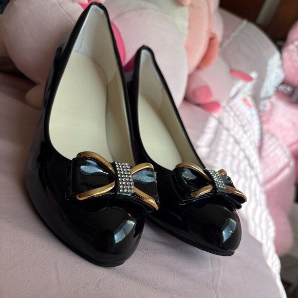 Black Patent Leather Heels - Size 39 (US 9) - Brand New - Picture 5 of 6
